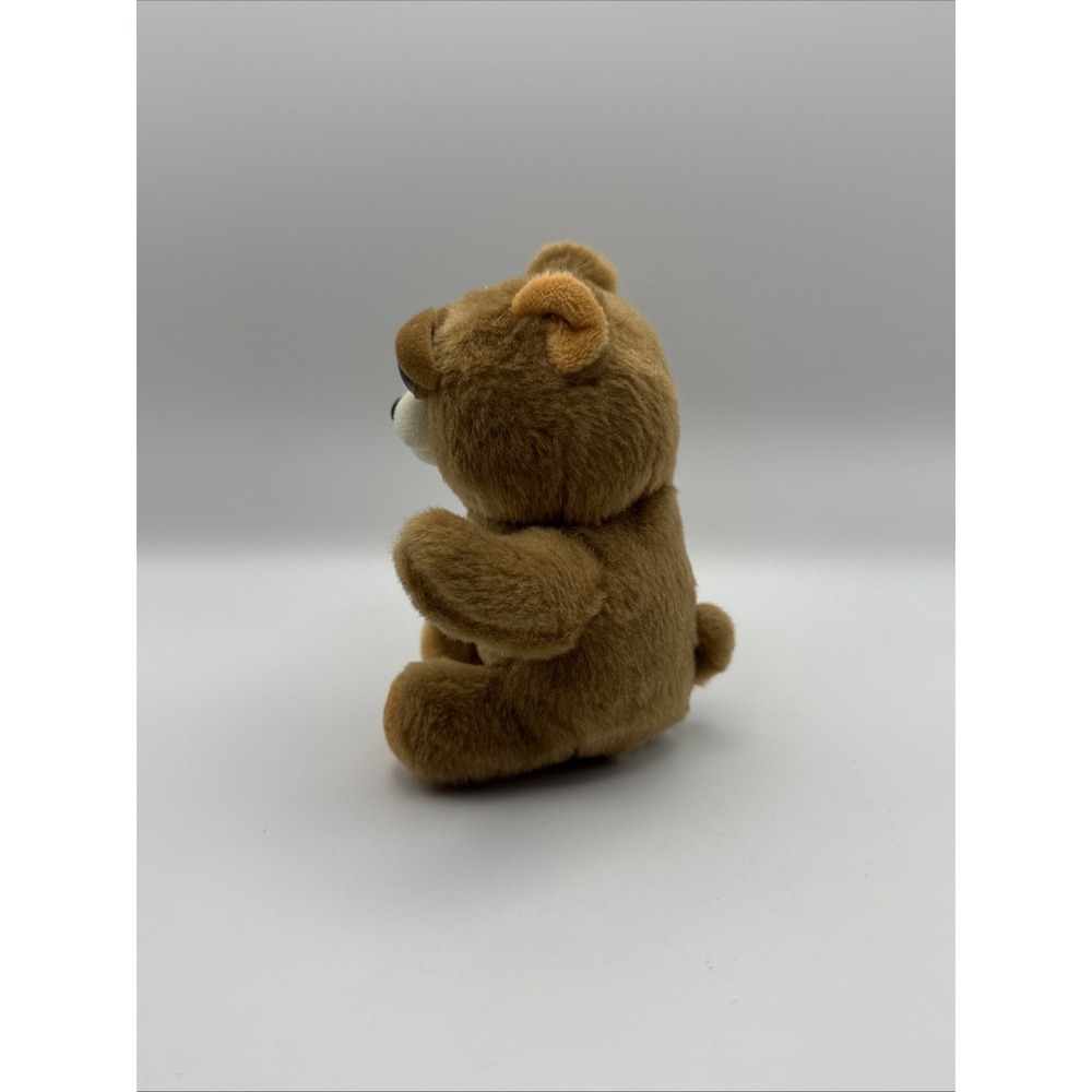 Feisty Pets 4.5" Plush Sir Growls A Lot Brown Teddy Bear Toy Squeeze For Fangs - Picture 4 of 6